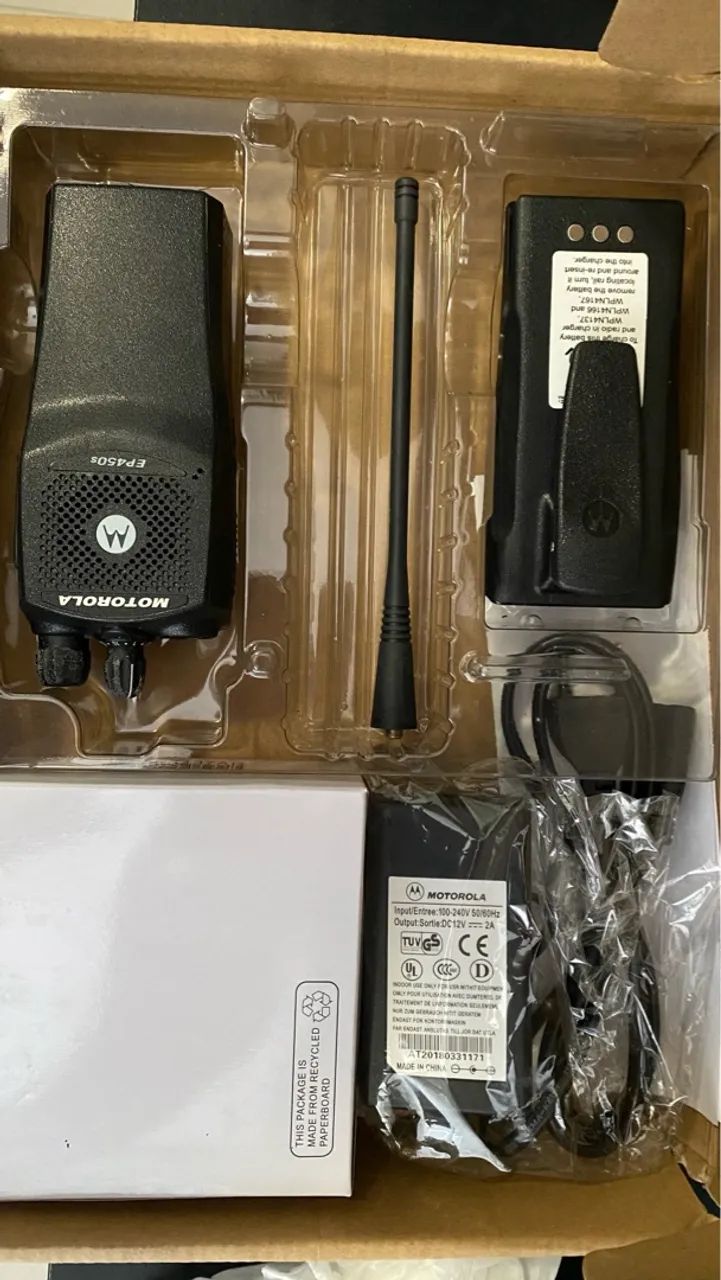 Rádio Motorola EP450S Novo na Caixa