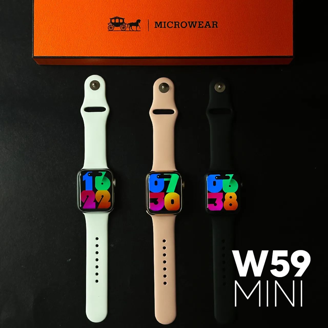 Smartwatch Microwear W59 Mini - Diversas Cores - Novo - Foto 2