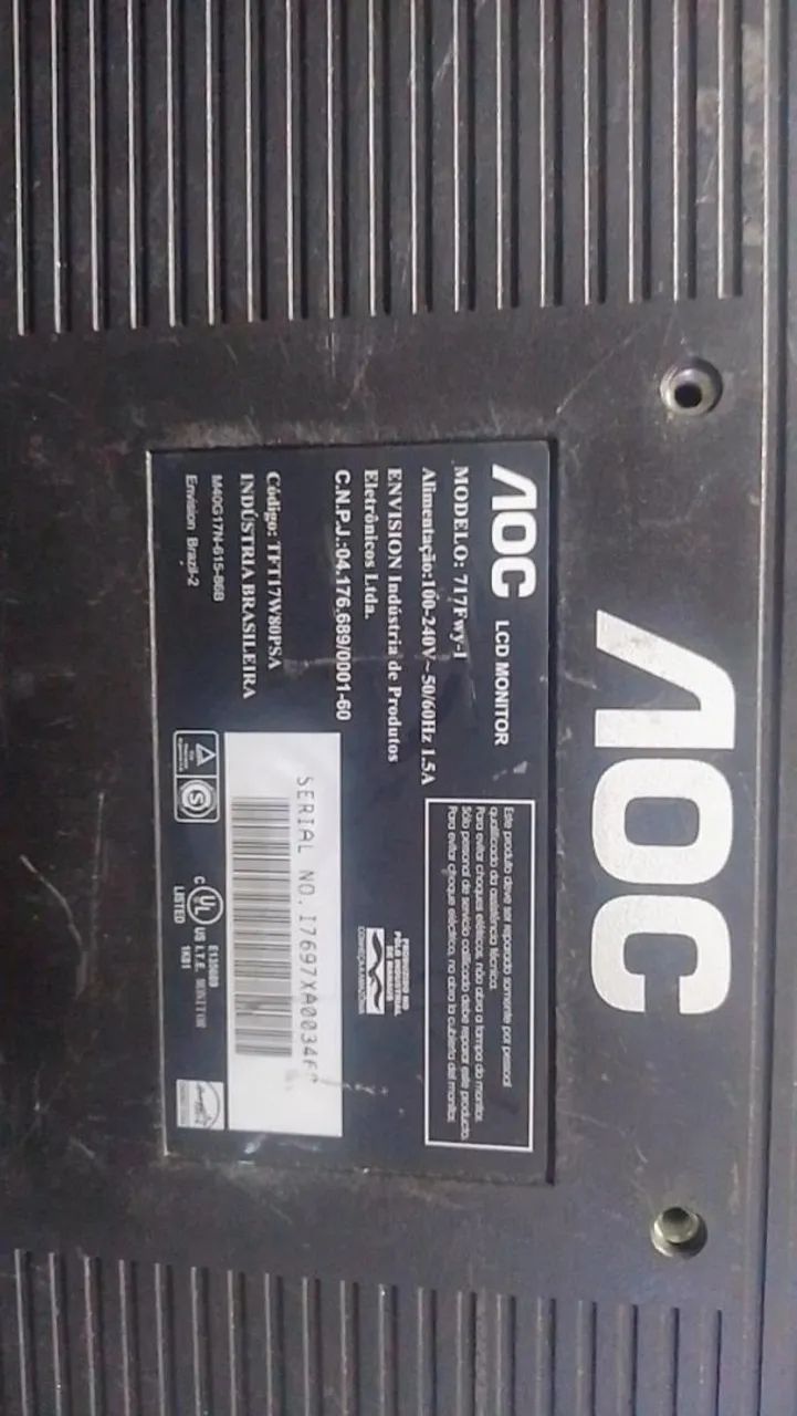 Monitor AOC 17 Polegadas  - Foto 5