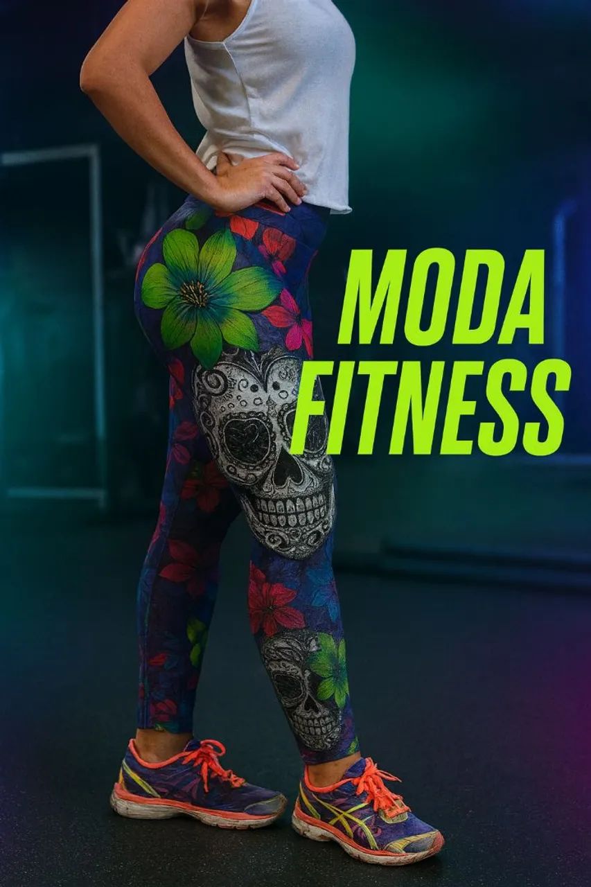 Calça Legging estampada 