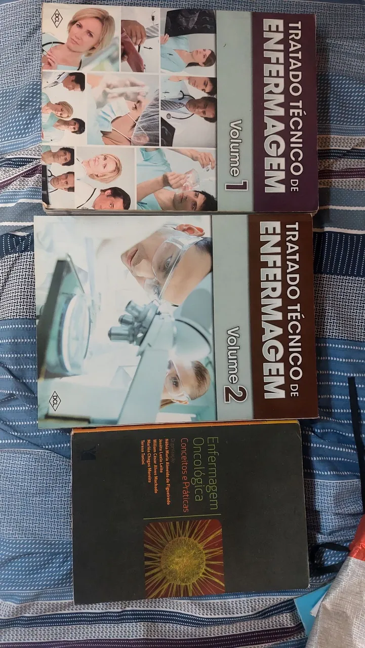 Livros Tratado Técnico de Enfermagem e Enfermagem Oncológica