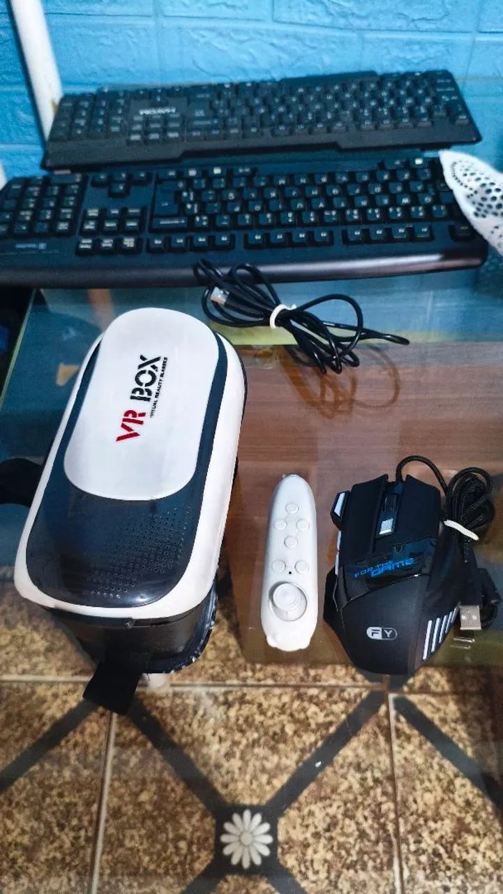 2 Teclados ,1 mouse e 2 VR box - Foto 4
