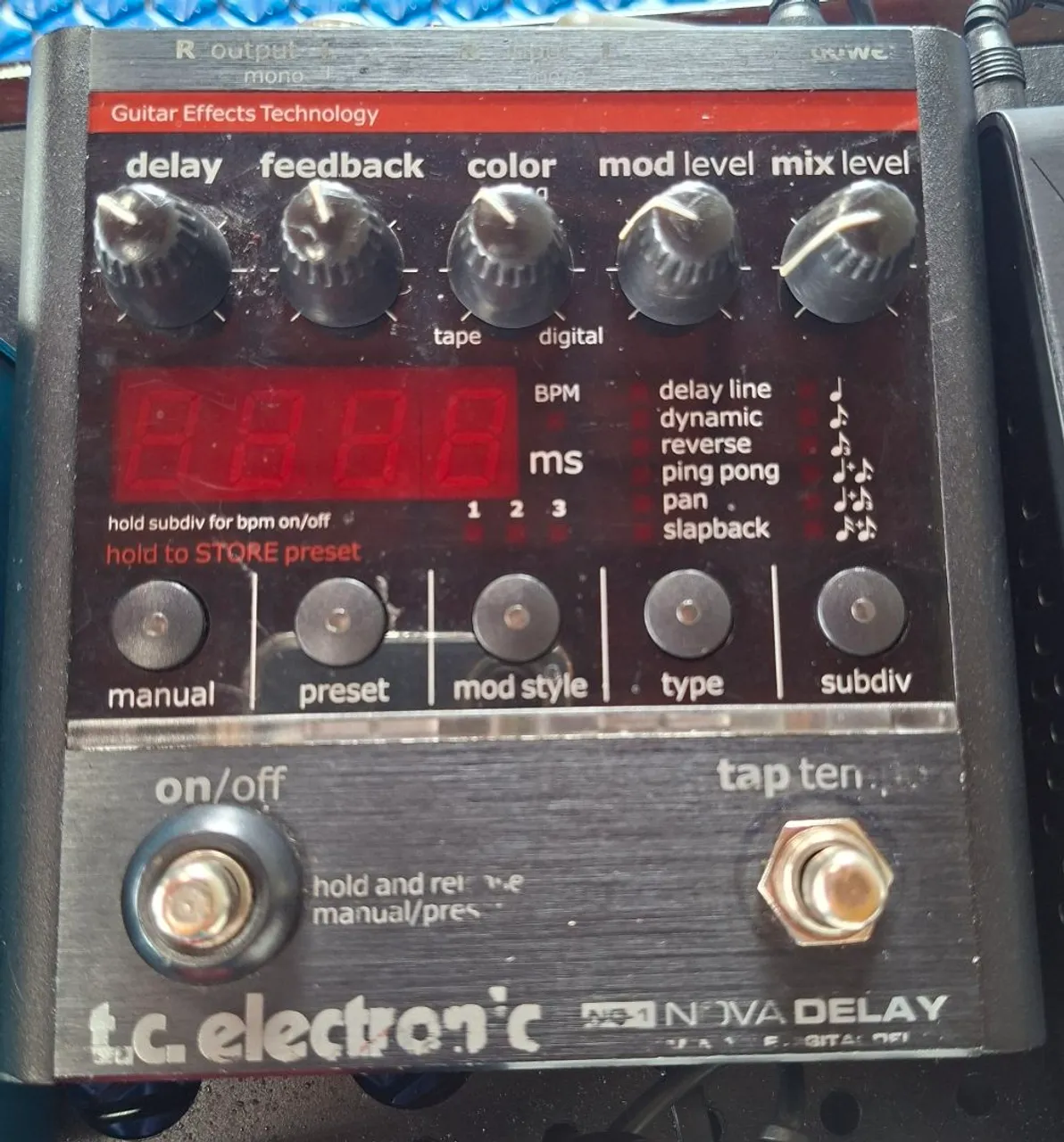 nova delay tc electronic