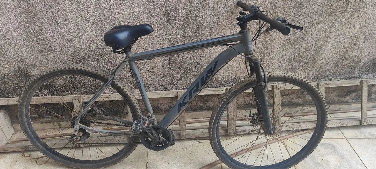Bicicleta Krw Aro 29, Alumíniol, freio a disco x42 cor grafite/preto - Foto 2