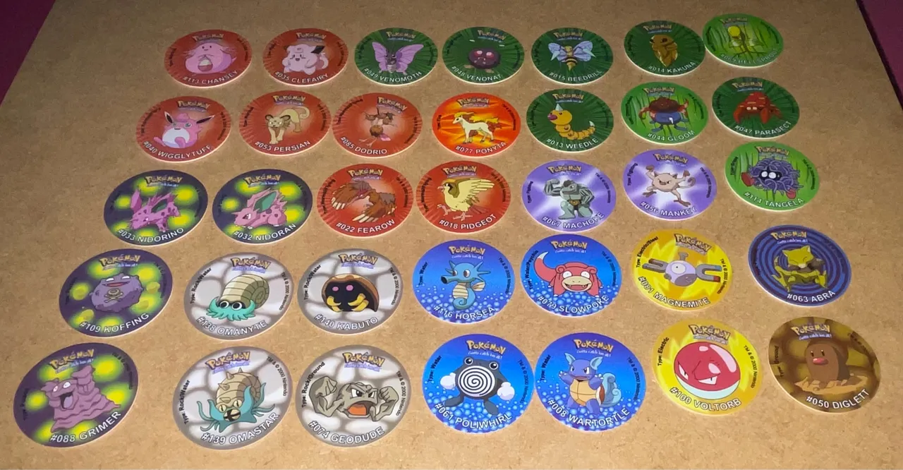 Tazos Pokémon