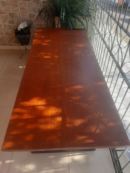 Mesa de madeira maciça - Foto 3