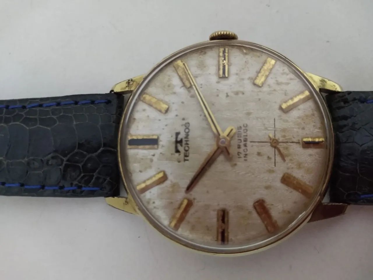Relógio Technos Vintage 17 Rubis Incabloc - Foto 3