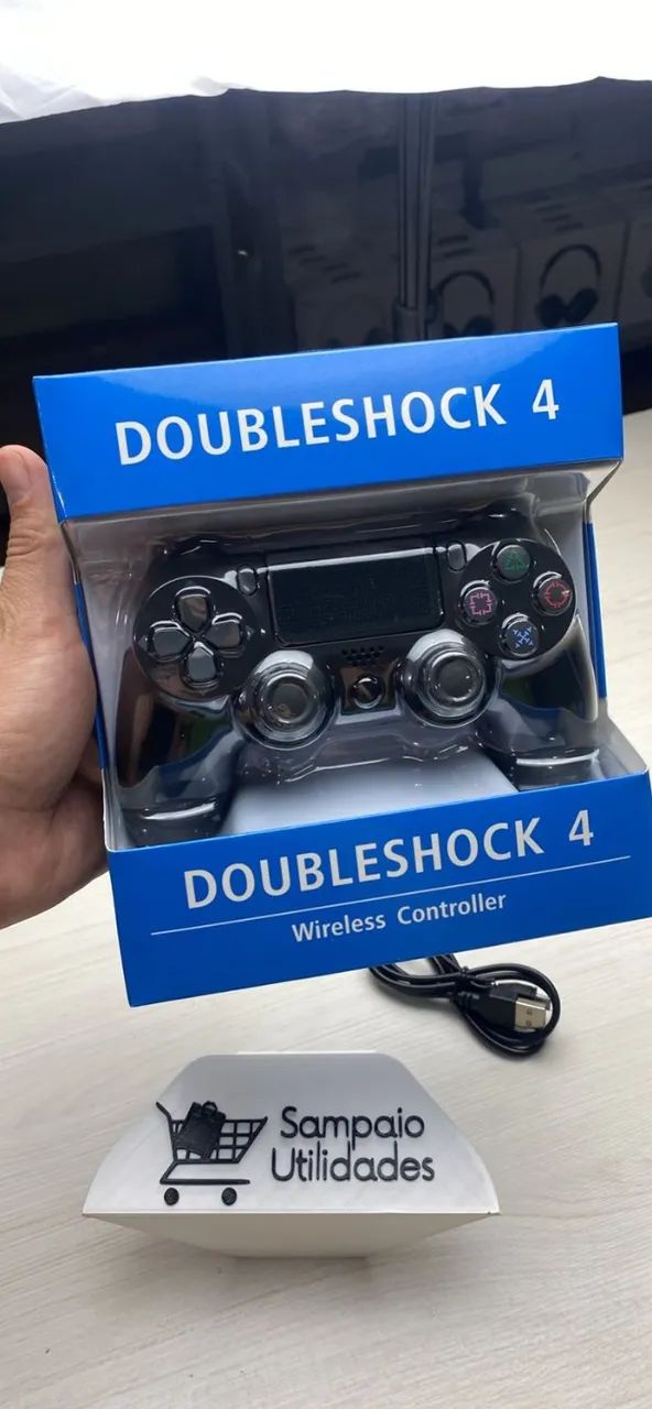 Controle Doubleshock 4 PS4 PC TV  - Foto 2