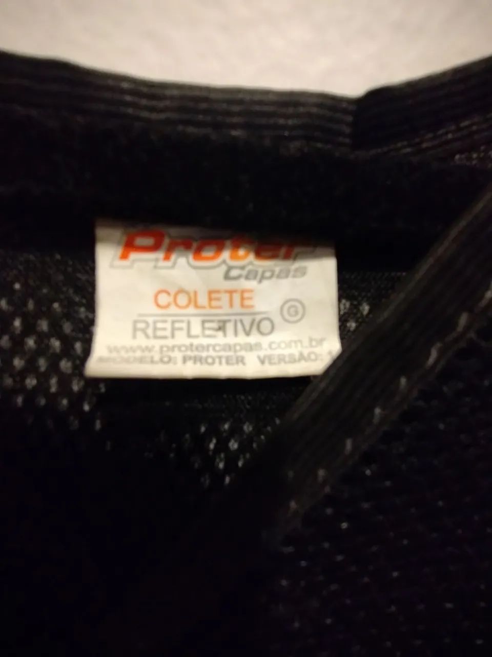 Colete Refletivo Preto e Amarelo - Foto 3