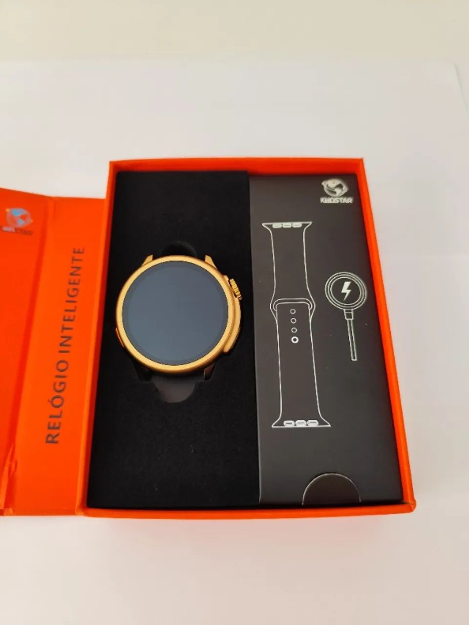 Smartwatch S9 Ultra Pro Redondo Dourado  - Foto 3