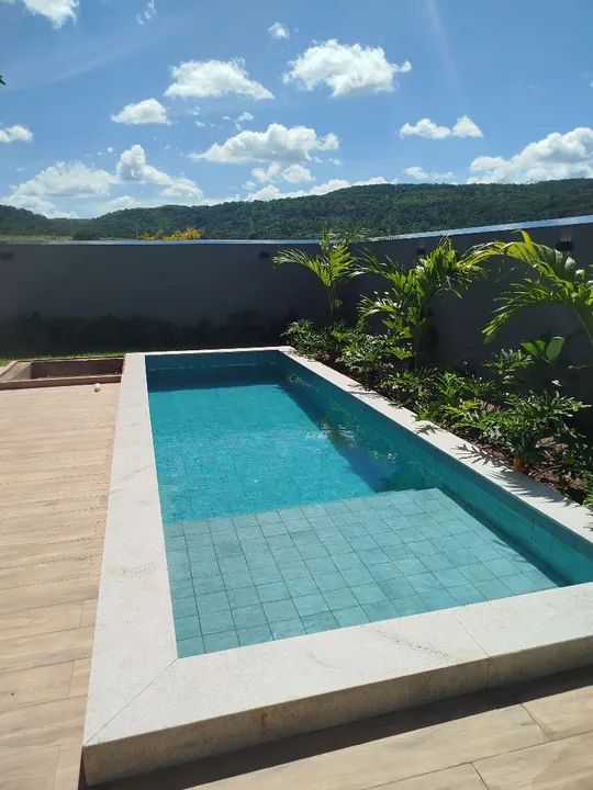 Piscina nova em casa moderna - Foto 4