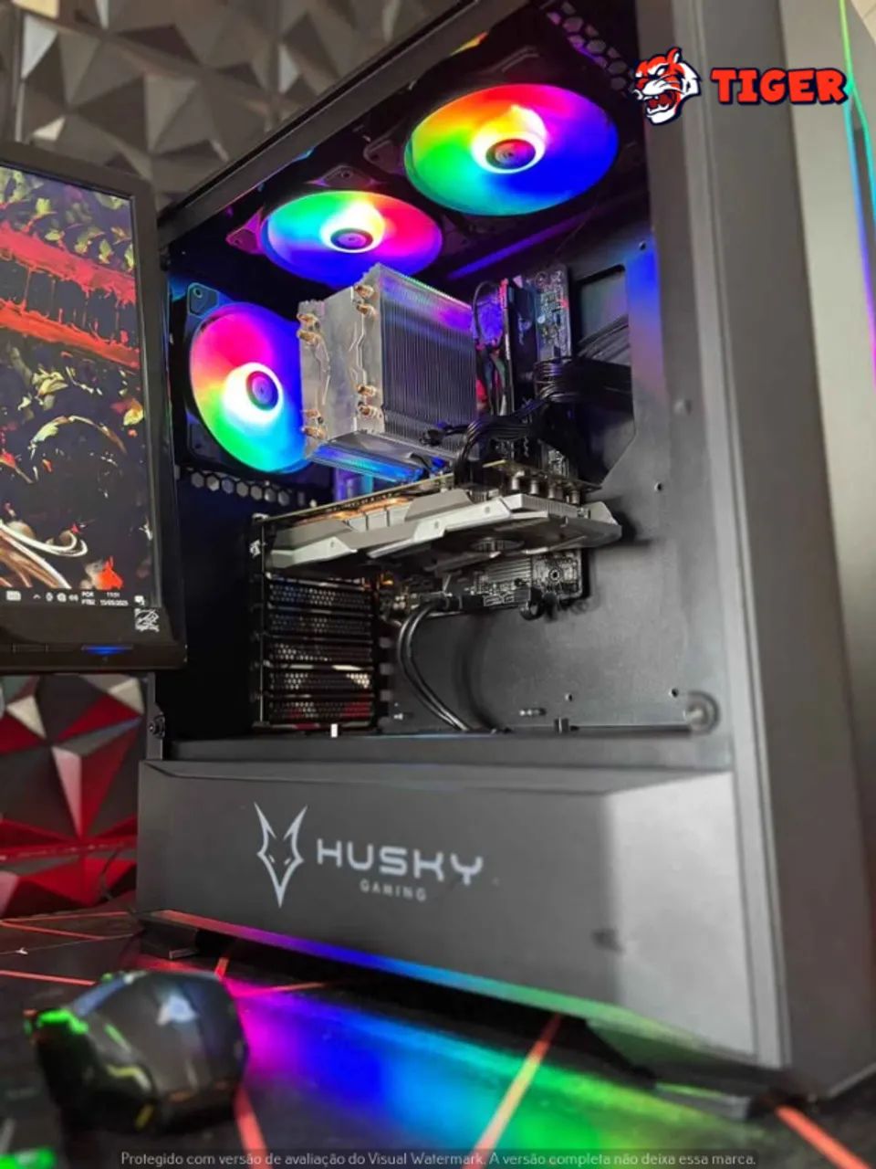 Pc gamer completo i5 8° - 1050 para jogos e ediçao - Foto 2