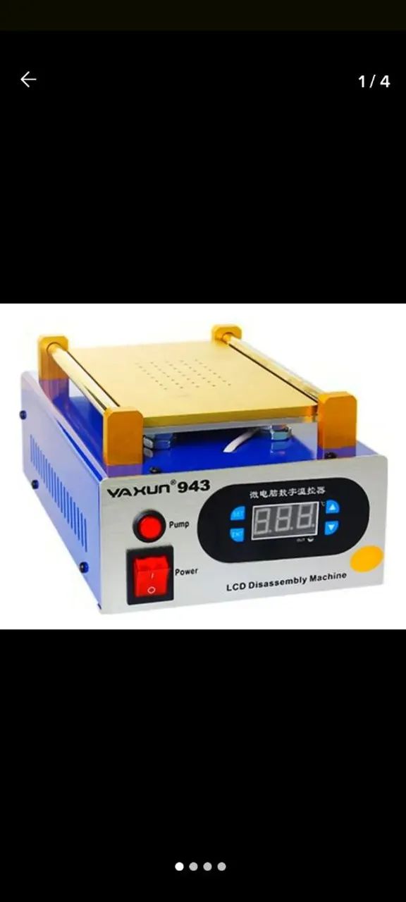 Máquina Separadora de LCD Touch Screen yaxun 943 - 110v