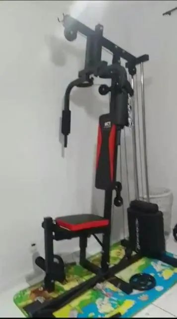 Vende uma Estação de Musculação de 45kg WCT fitness semi nova. - Foto 2