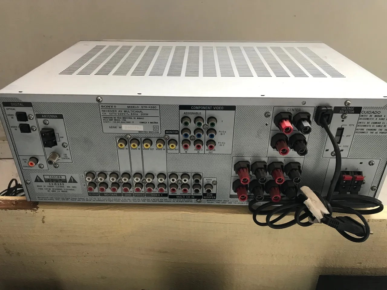 Receiver Sony STR-K880 - Ótimo estado!