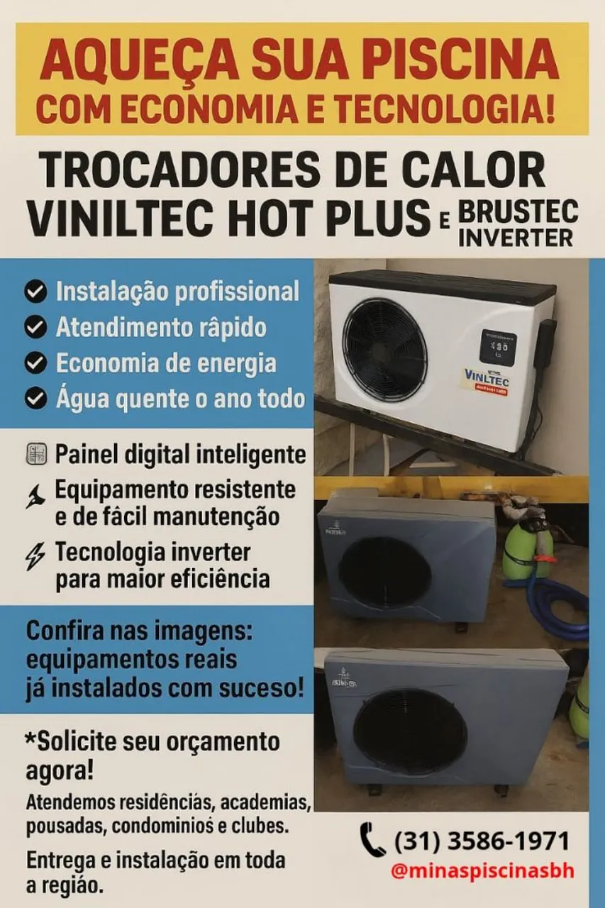 Aquecedor para piscinas