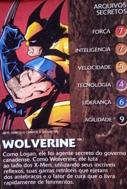 Cards Colecionáveis Marvel X-Men Wolverine e equipe Série Arquivos Secretos O Confronto 99 - Foto 4
