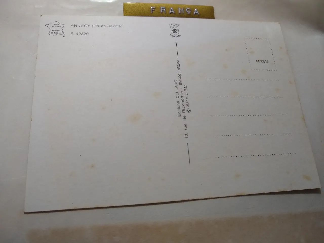 Cartão postal francês antigo - Foto 2