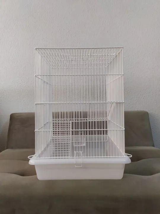 Gaiola Twister para Roedores Mônaco Branco Único - Foto 2