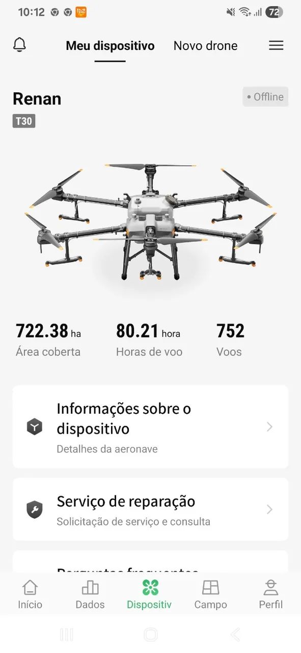 Drone de pulverização agrícola  - Foto 5