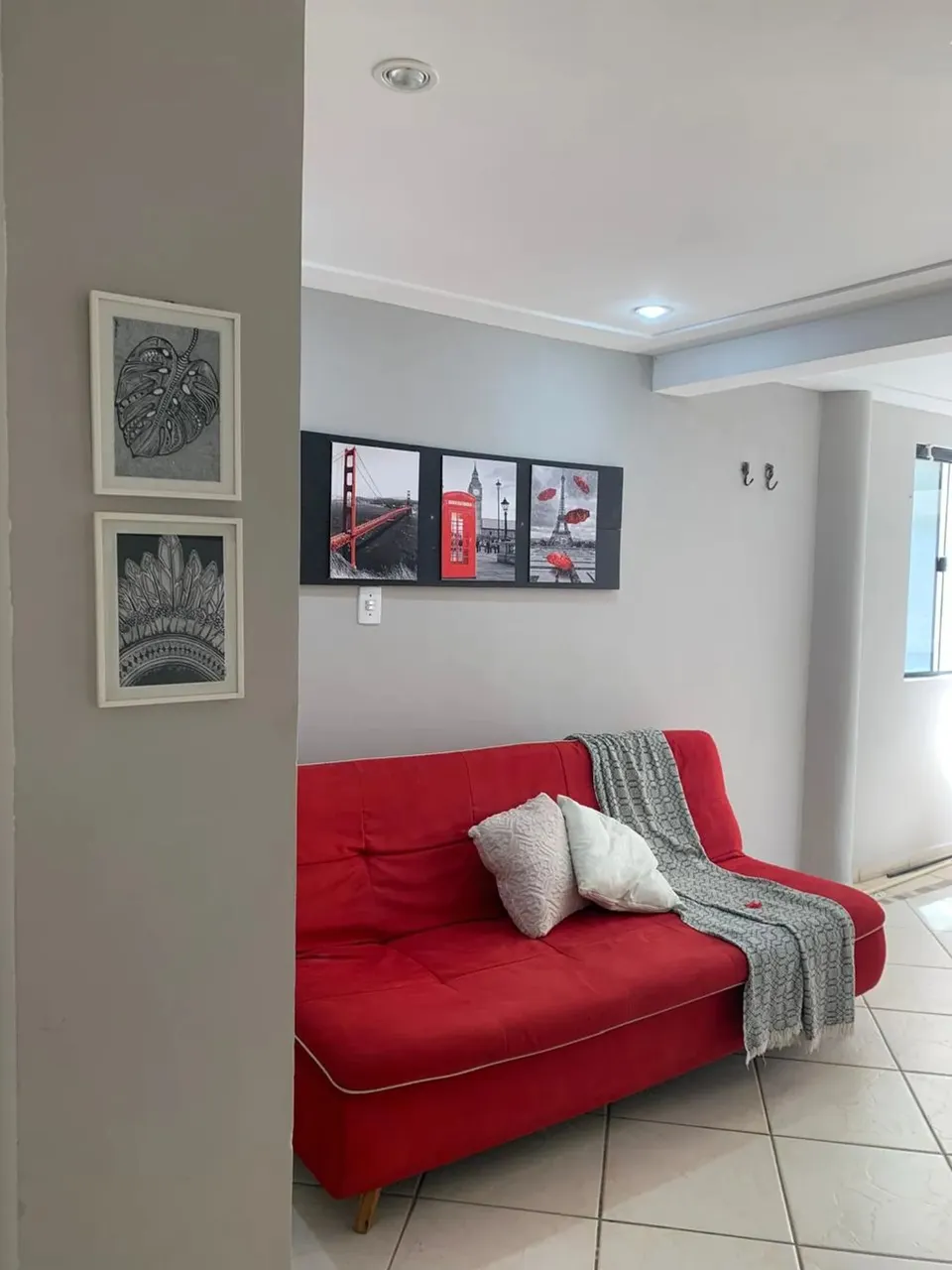 Apartamento mobiliado apenas 130 mil,  com vista mar na Praia do Meio - Natal - RN