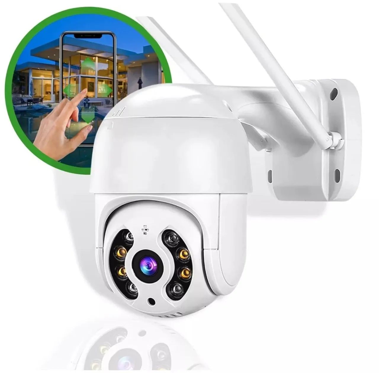 Câmera de Segurança Wi-Fi HD 1080P com Visão Noturna - Foto 6