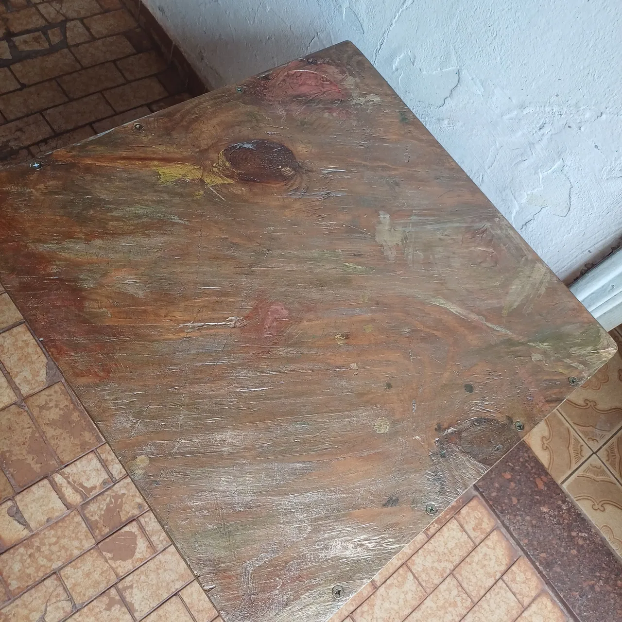 Mesa de madeira rústica DESAPEGO $90,00$ retirar Ribeirão Preto não entrego*só dinheiro $$
