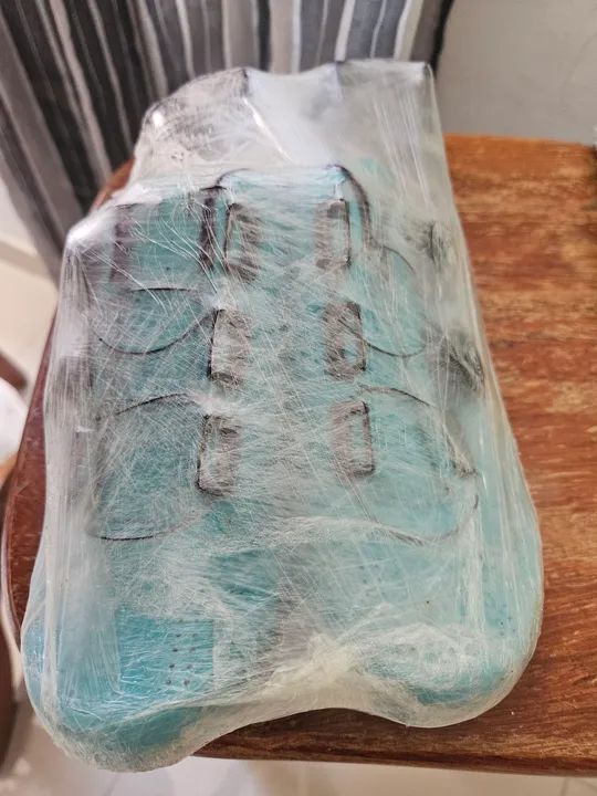 Sapatilha Ciclismo - Tamanho 35 -  Azul - Foto 4