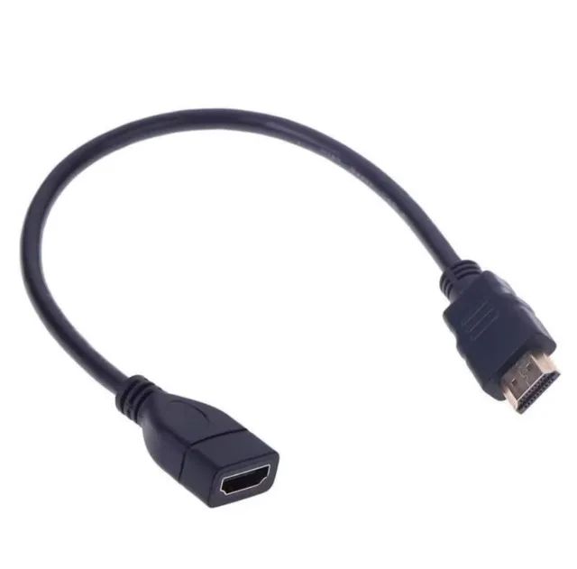 Kit Cabos Extensor HDMI + Carregador USB Tipo C Para Celular Pc Computador Game Stick GD10 - Foto 3