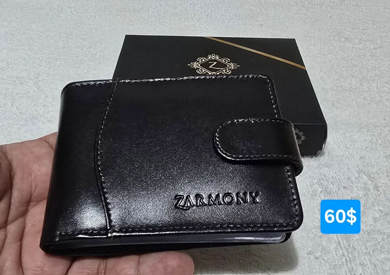 Carteiras de couro da Zarmony original 