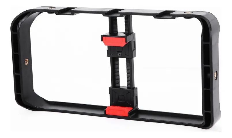 Case Gaiola De Vídeo Para Telefone Gimbal Estabilizador Grip Blog - Foto 4