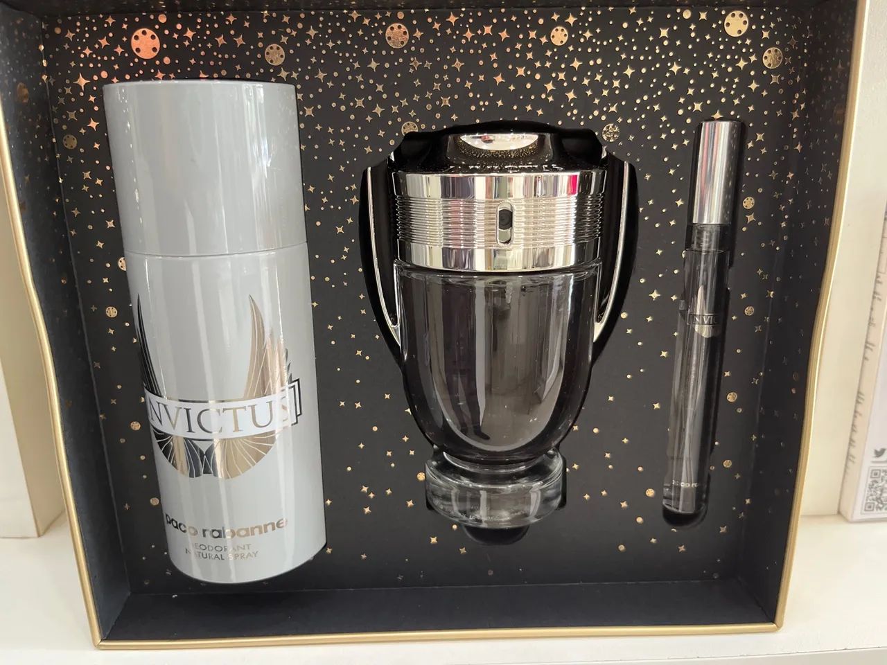 Perfume Kit masculino Rabanne Invictus edt 100ml - Foto 2