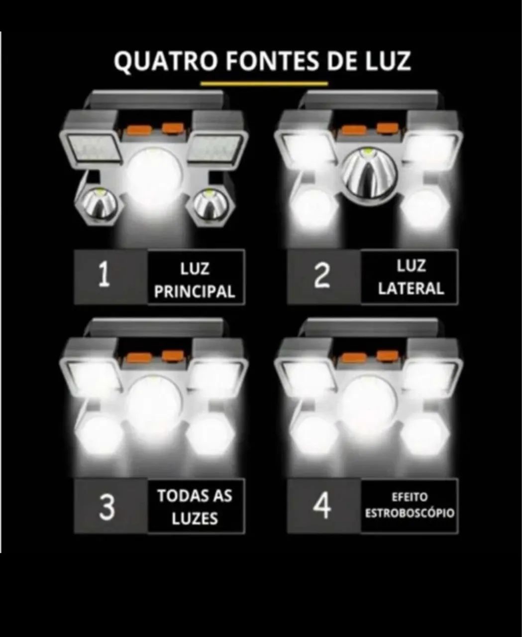 Lanterna de Cabeça LED  - Foto 4