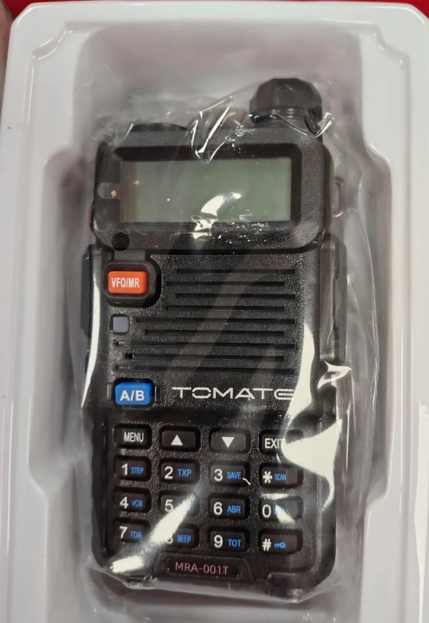 Rádio Comunicador HT Homologado Anatel Dual Band Tomate MRA001T nota fiscal - Foto 4