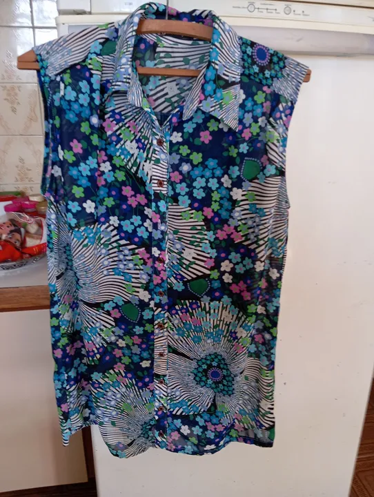 Camisa Seda Estampa GG