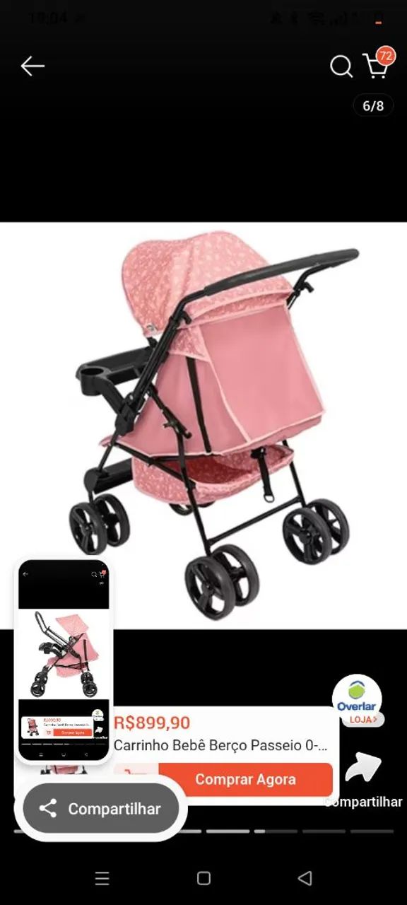 Carrinho de passeio  - Foto 5