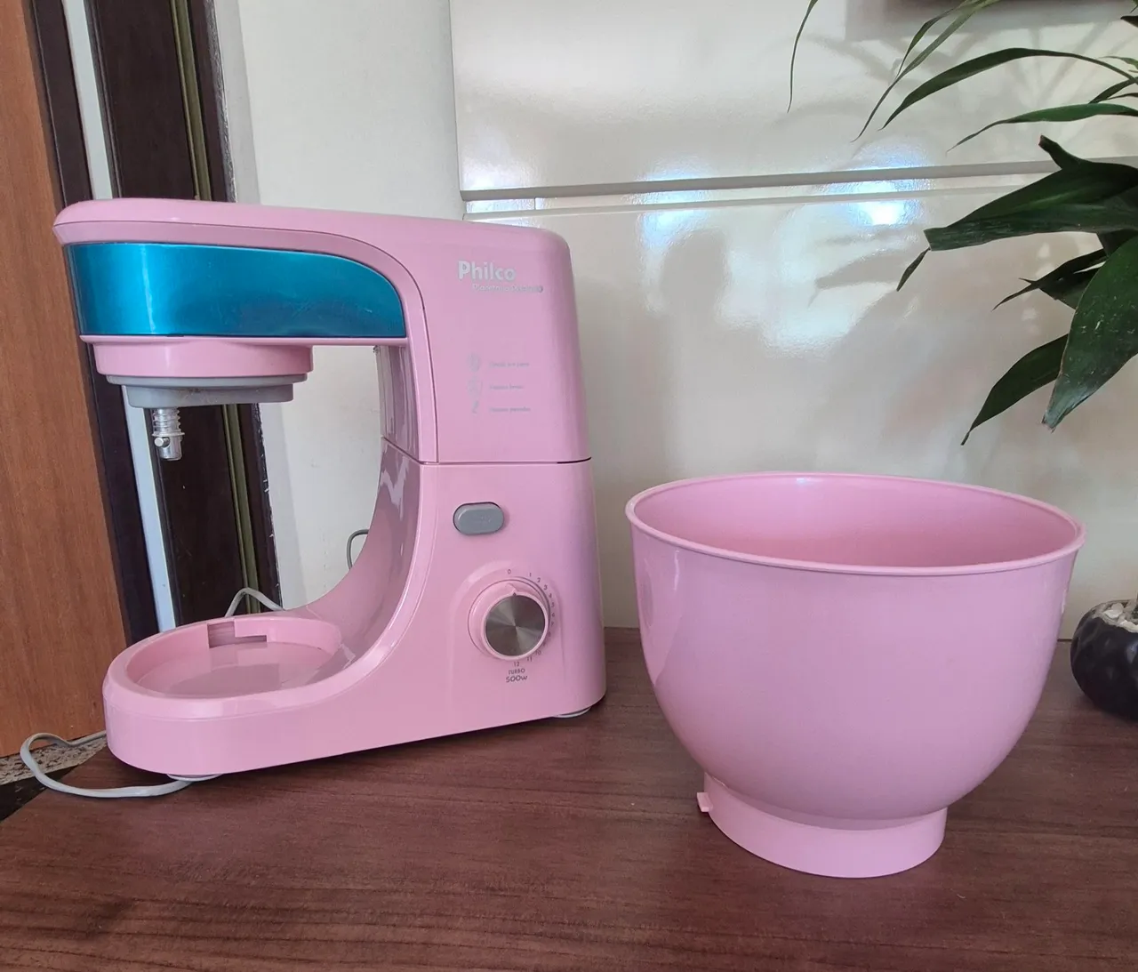 Batedeira Planetária Philco 500W Rosa