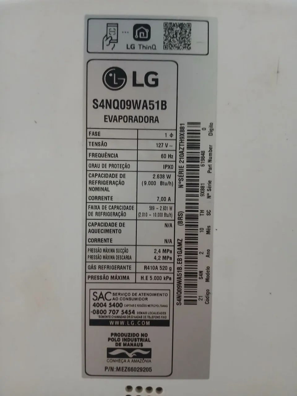 Ar condicionado LG Reverce - Foto 4