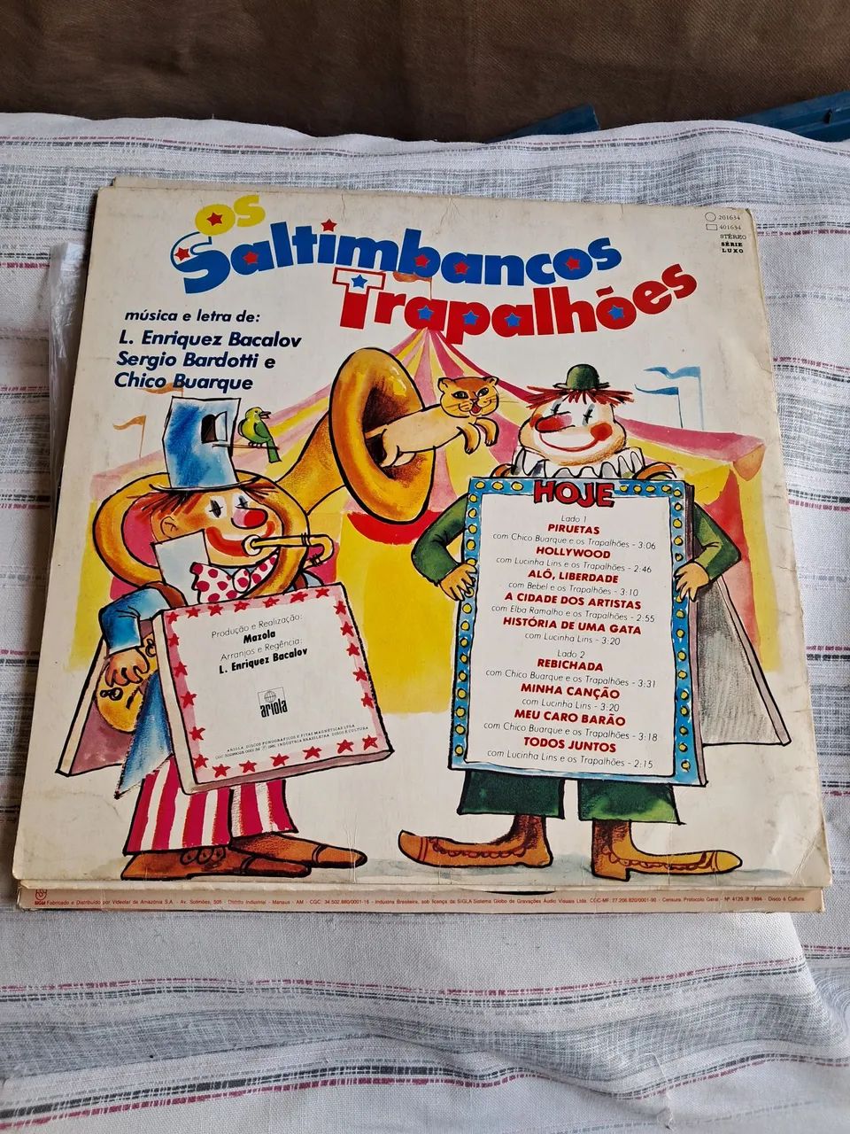 Os Saltimbancos Trapalhões - Disco de Vinil - Foto 2