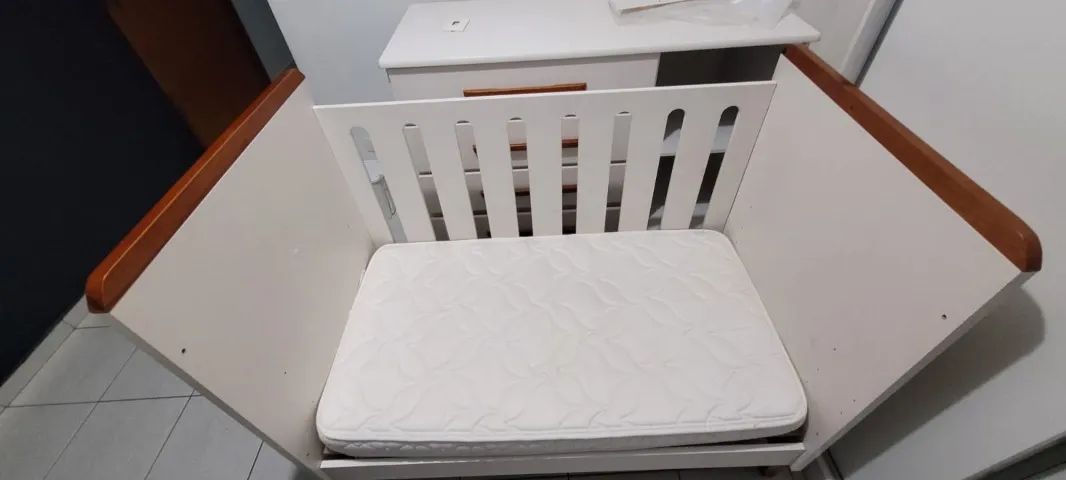 Berço em mdf branco - Foto 4