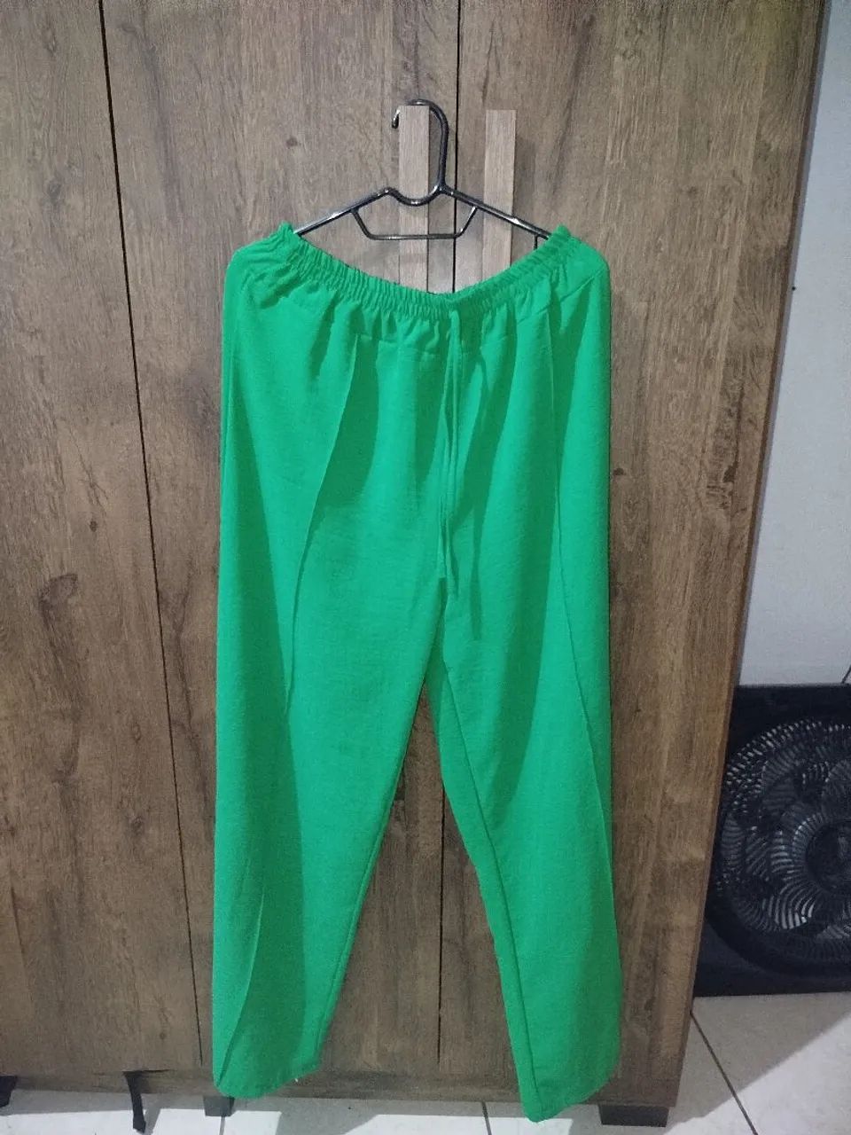 Calça pantalona verde  - Foto 3