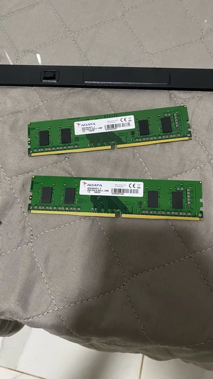 Memória ram 2x4gb 