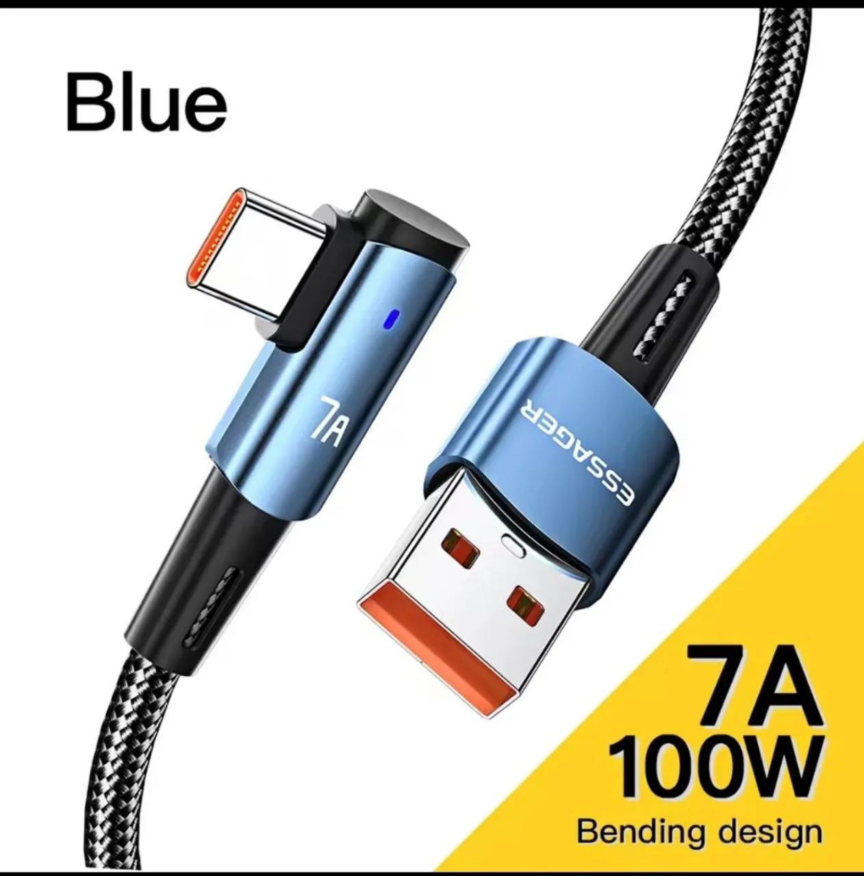 Cabo USB A para USB C Essager 2 metros 