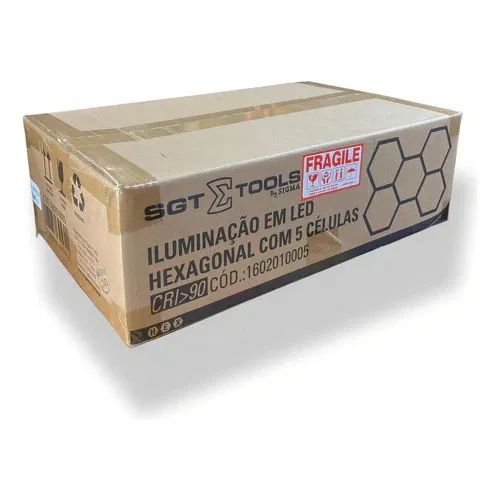 Luminaria Iluminação Colmeia Led 5 Células Sigma Tools - Foto 4