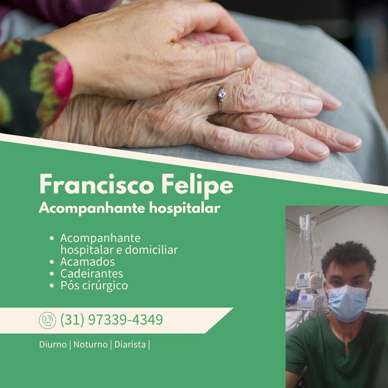 ACOMPANHANTE HOSPITALAR  - Foto 3