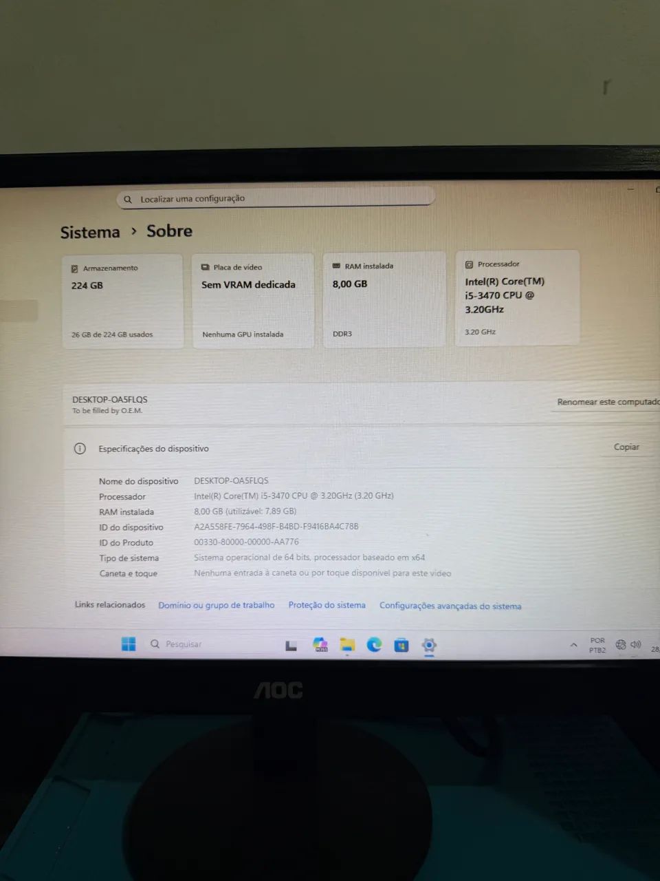 Computador Core i5 SSD  Completo - Foto 3