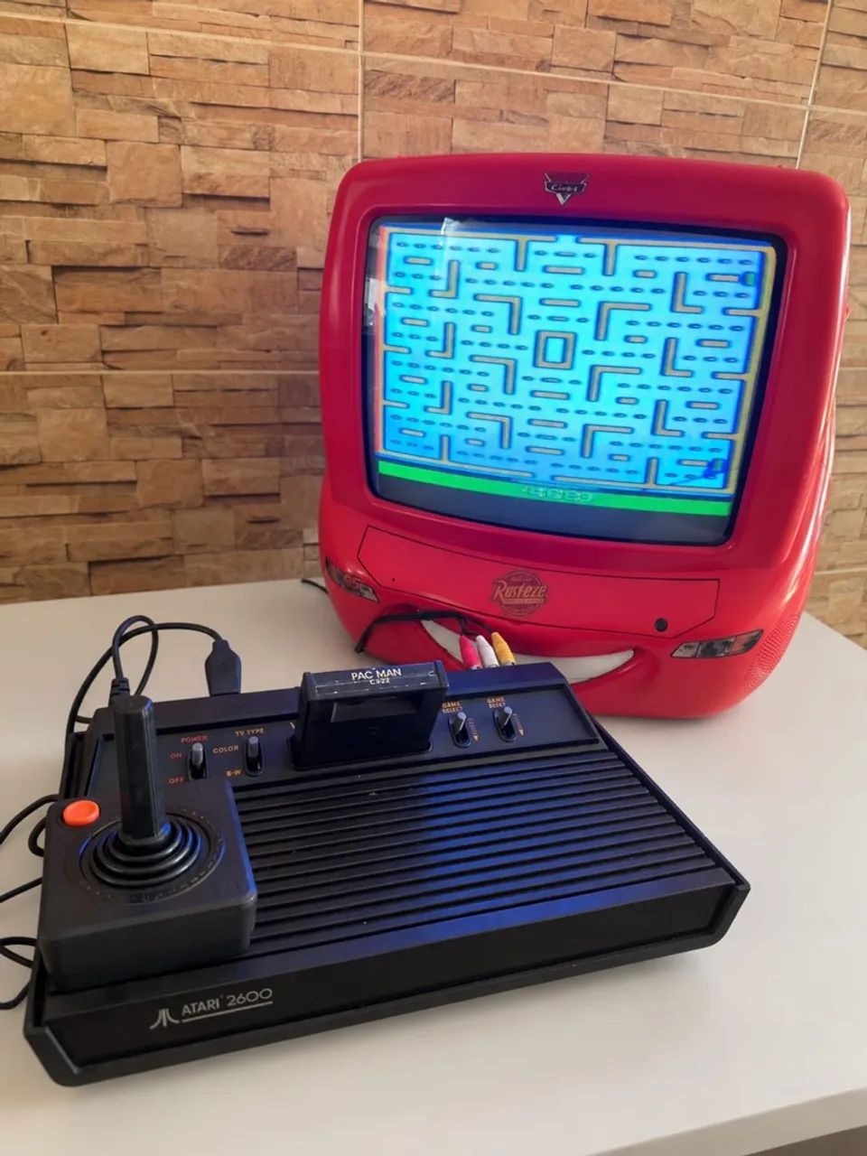 Atari 2600 Polyvox com MOD AV + Mod Fonte ( faço envio ) - Foto 4