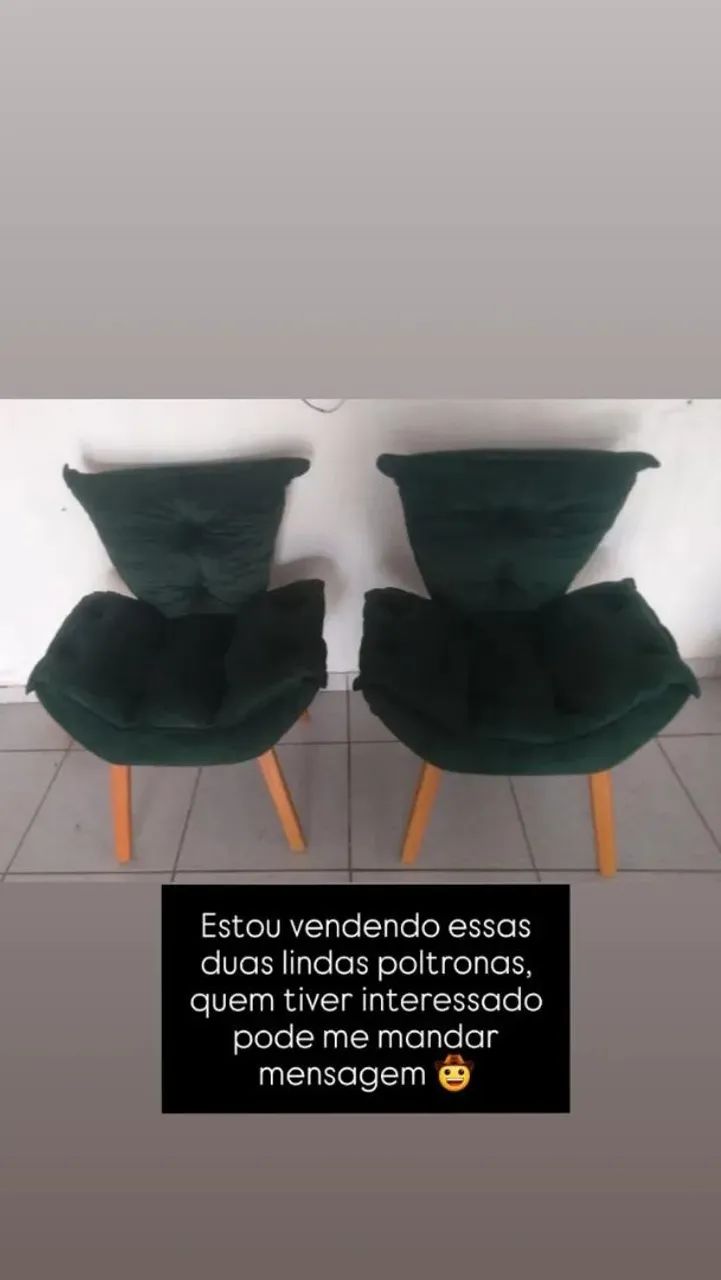 Poltrona de Veludo 