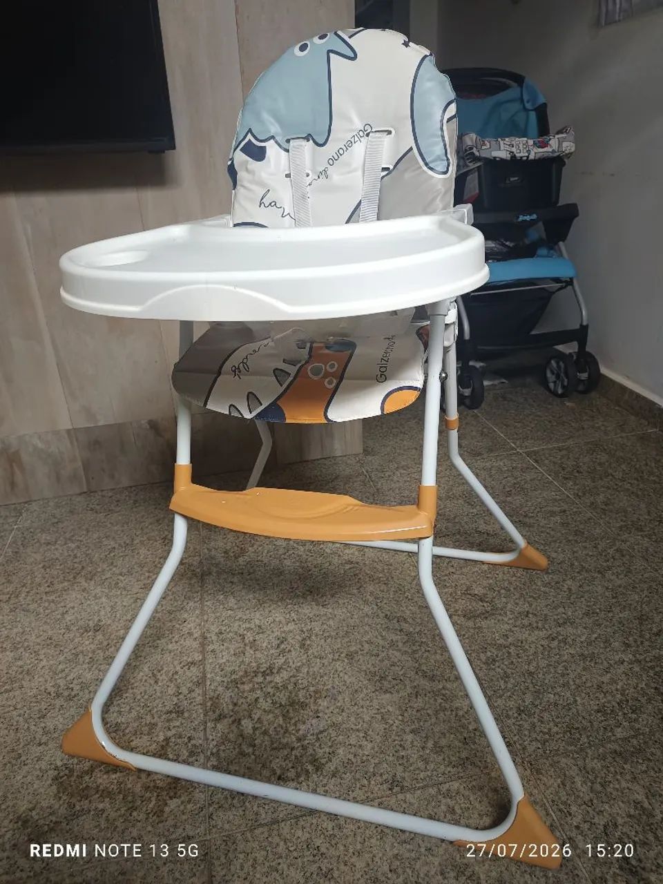 Cadeira Alimentação Criança Refeição Nick 23kg Galzerano - Foto 2
