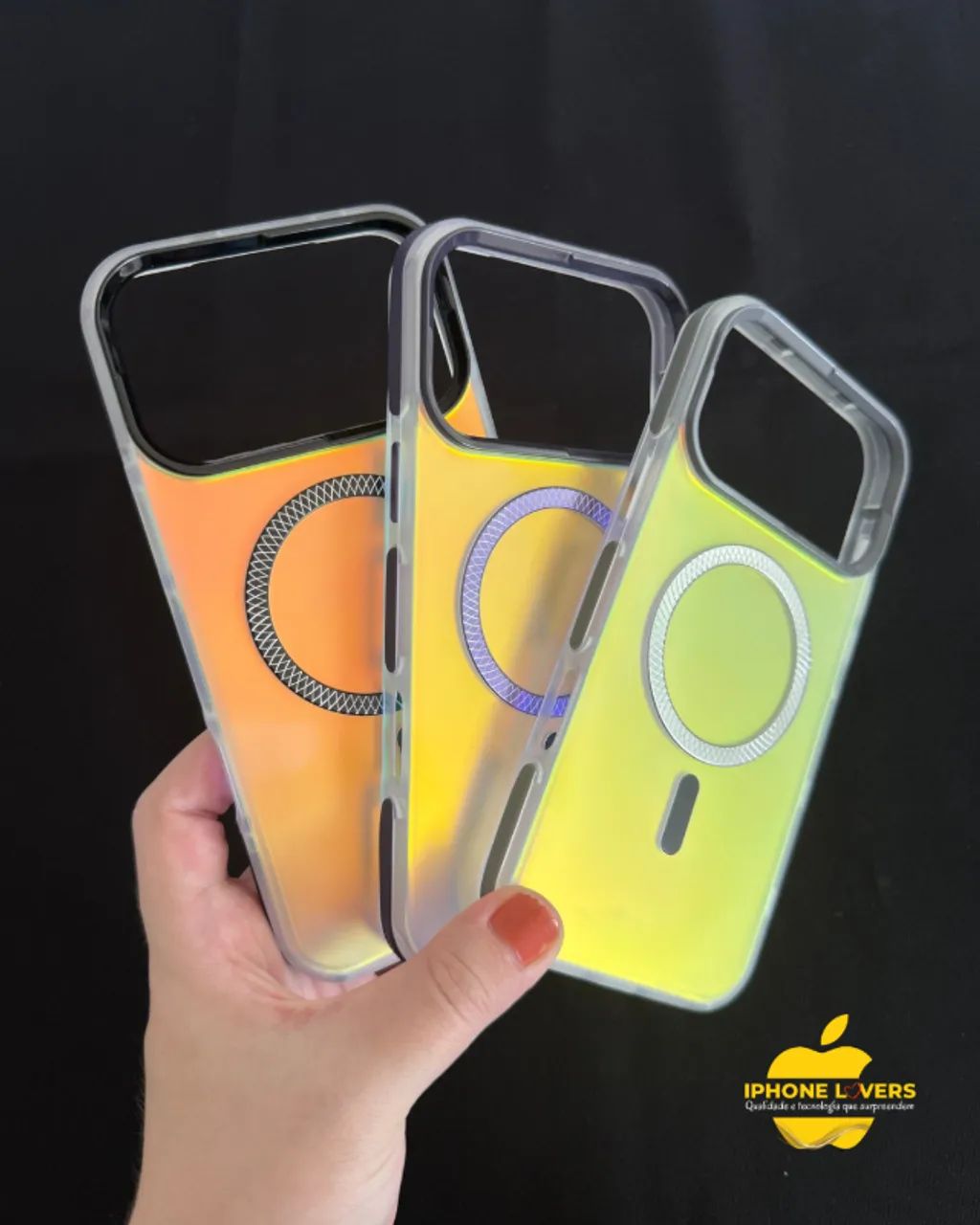 Case holográfica iPhone 17 Pro Max